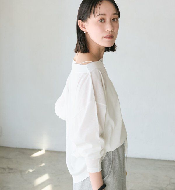  「【接触冷感/汗じみ防止】シアードルマンカットソー」|Tシャツ・カットソー|