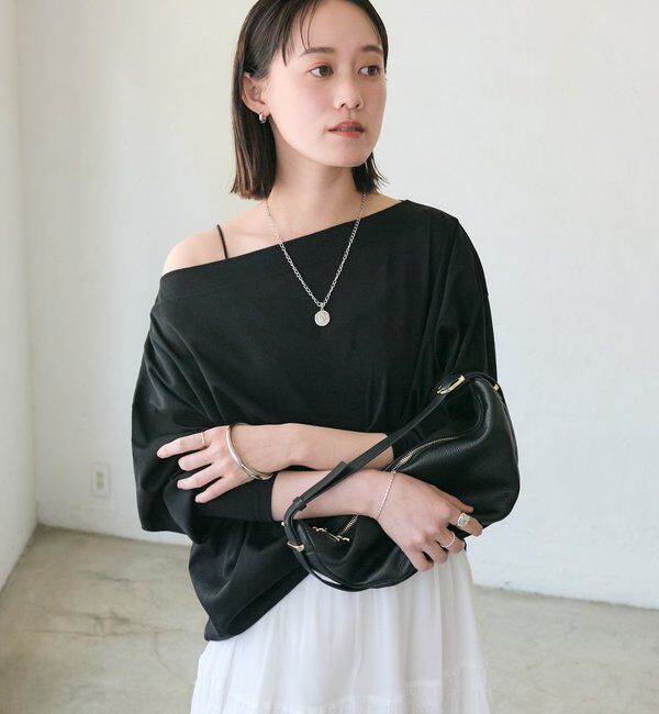  「【接触冷感/汗じみ防止】シアードルマンカットソー」|Tシャツ・カットソー|
