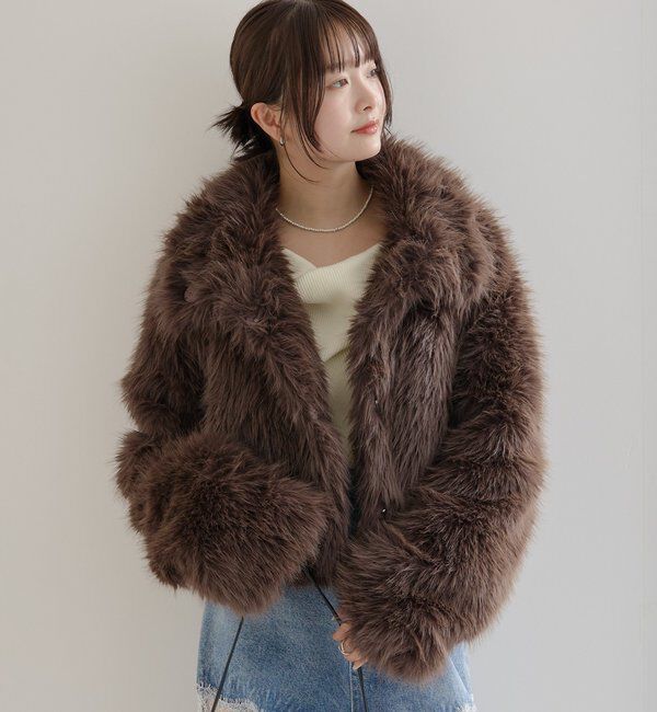  「【ZOZO限定REVIVAL】26AWショートファーコート」|その他|
