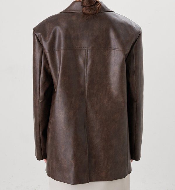  「レザーテーラージャケット」|テーラードジャケット|