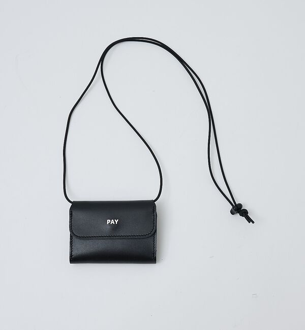 ABAHOUSE「【1/2HALF / ハーフ】コインキャッチャー付き / ショルダーウォレット」|財布|ブラック