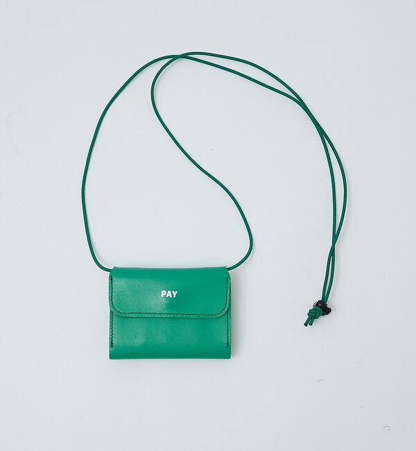 ABAHOUSE「【1/2HALF / ハーフ】コインキャッチャー付き / ショルダーウォレット」|財布|グリーン