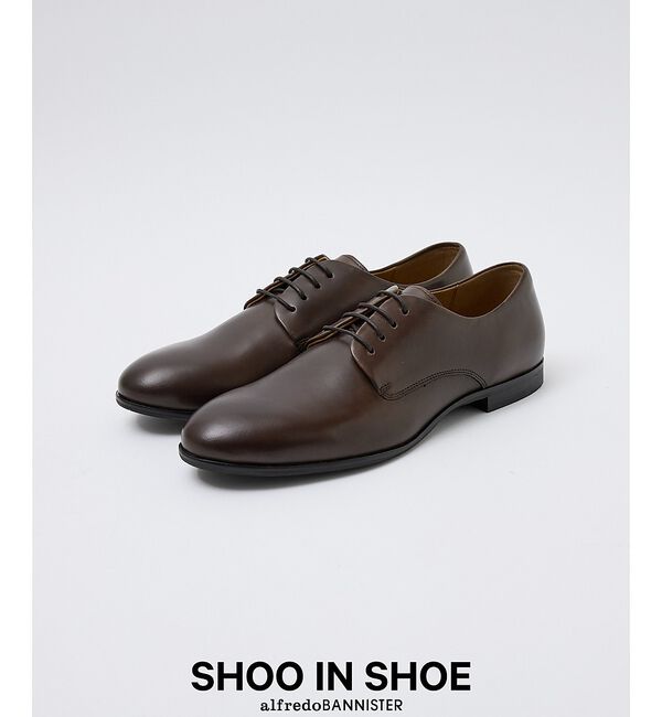alfredoBANNISTER「【SHOO IN SHOE】スタンダード プレーントゥ シューズ 一部店舗＋WE」|その他|ダークブラウン