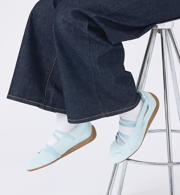 Rouge vif「【PUMA/プーマ 】スピードキャット バレエ メタリック スニーカー/スニーカ」|スニーカー|ライトブルー