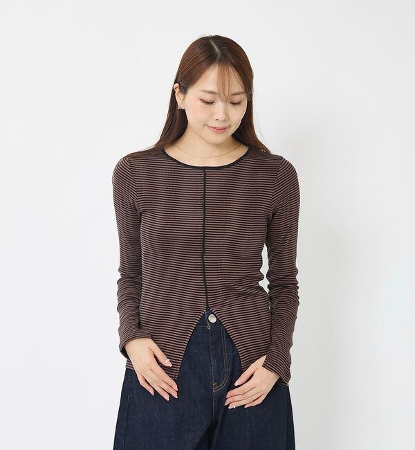 Rouge vif「【Robert P Miller | ロバート・ピー・ミラー】Prib Slit」|Tシャツ・カットソー|