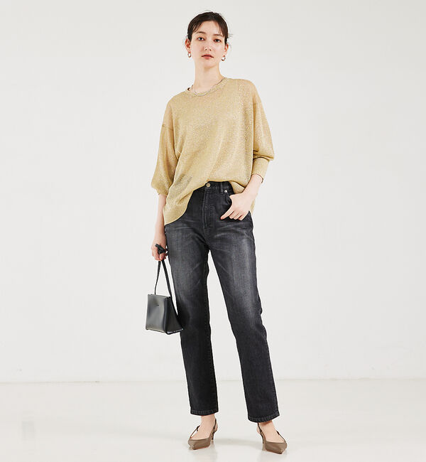 qualite「【e&times;qualite】ストレートストレッチパンツ」|その他|