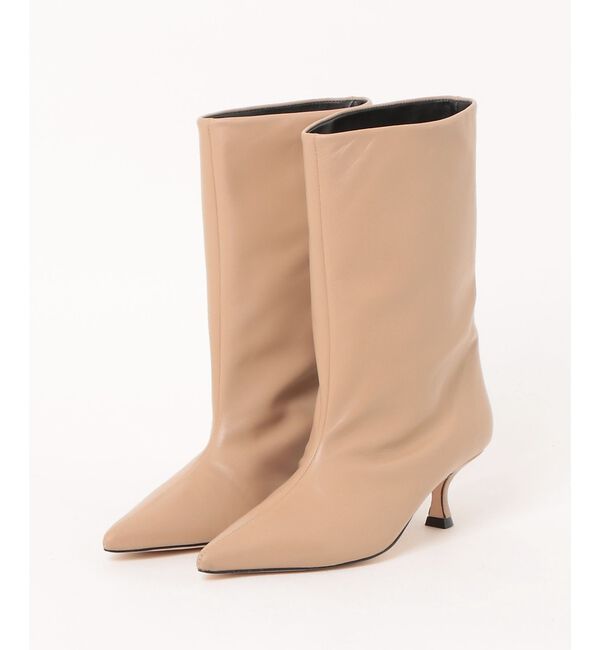qualite「【PELLICO SUNNY】SEVILLA ミディアム ブーツ 5.5cm」|ショートブーツ|ベージュ