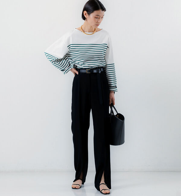 The Store by C' 「【COCUCA】フロント スリットパンツ」|スラックス|