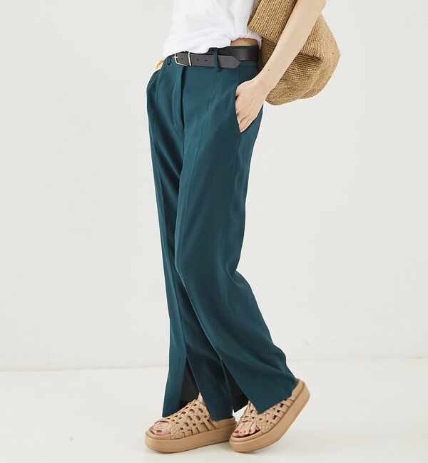 The Store by C' 「【COCUCA】フロント スリットパンツ」|スラックス|