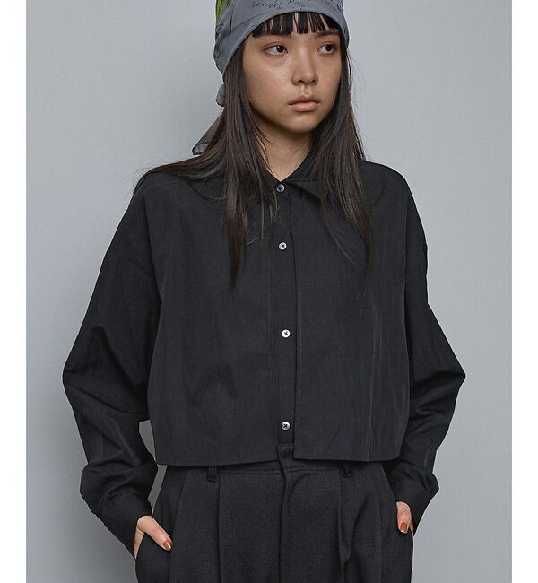 NOMINE「【ユニセックス】ロングヨーク オーバーサイズ シャツ」|シャツ・ブラウス|