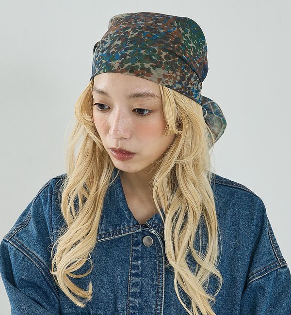 NOMINE「メロー シアー スカーフ」|バンダナ・スカーフ|