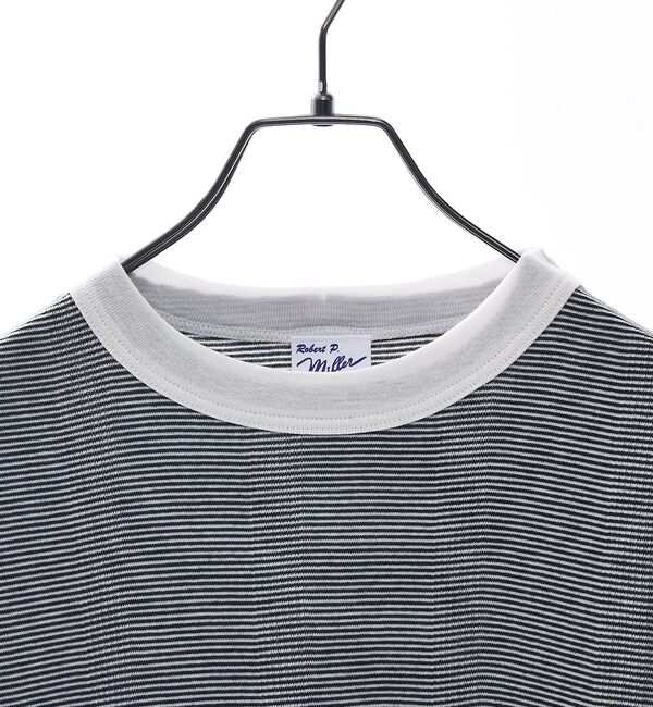 NOMINE「【Robert P. Miller】パネル リブ ハーフスリーブ/半袖 Tシャツ」|Tシャツ・カットソー|