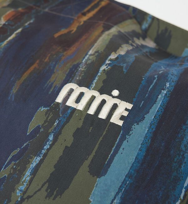 NOMINE「アイコン刺繍 ペイント柄アートプリント ロングハンドル トートバッグ」|トートバッグ|