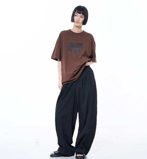NOMINE「ロゴプリント オーバーサイズ Tシャツ｜2タイプ」|Tシャツ・カットソー|