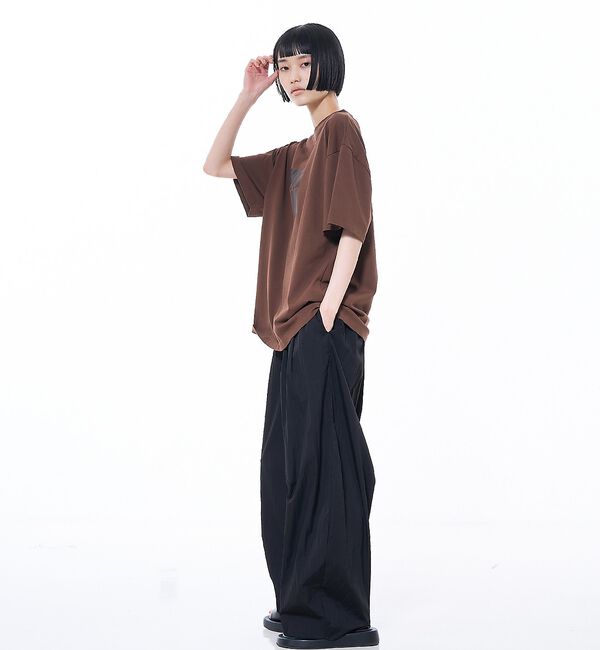 NOMINE「ロゴプリント オーバーサイズ Tシャツ｜2タイプ」|Tシャツ・カットソー|