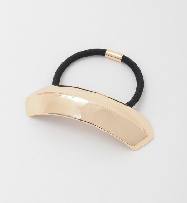 TIARA「【JAMIRAY/ジャミレイ】BAMBOO LEAVES HAIR TIE」|ヘアゴム・シュシュ|ゴールド