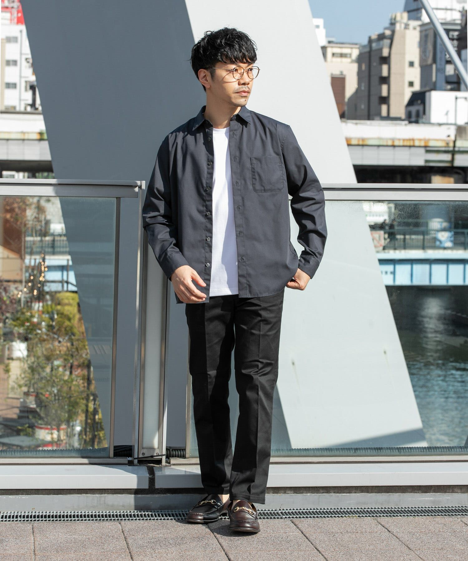 URBAN RESEARCH ROSSO「『防シワ/防臭』アーバンリラックスブロードシャツ」|シャツ・ブラウス|