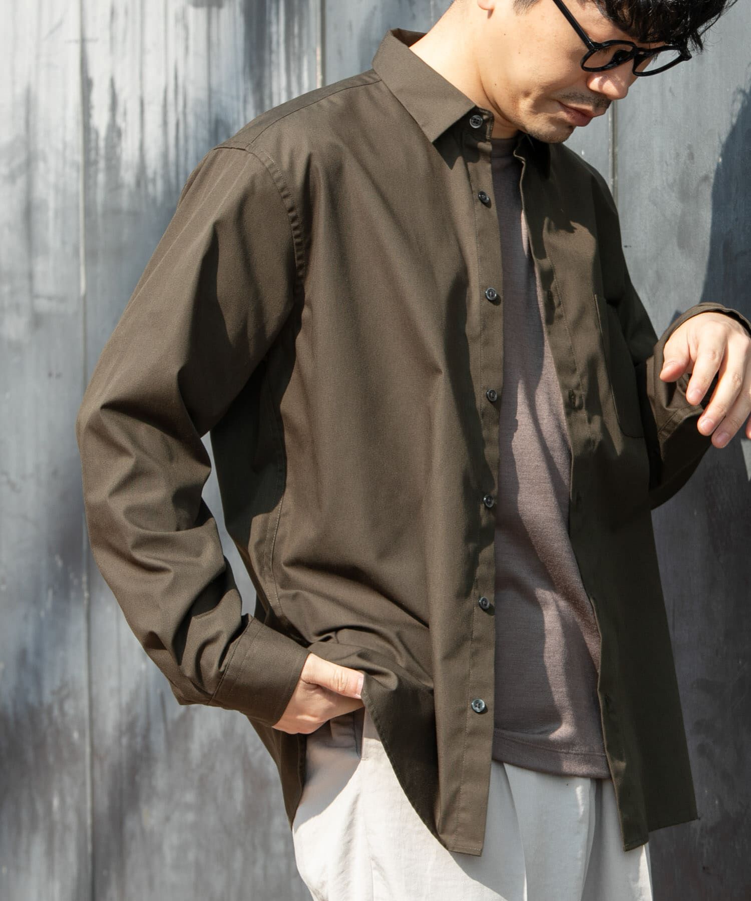 URBAN RESEARCH ROSSO「『防シワ/防臭』アーバンリラックスブロードシャツ」|シャツ・ブラウス|