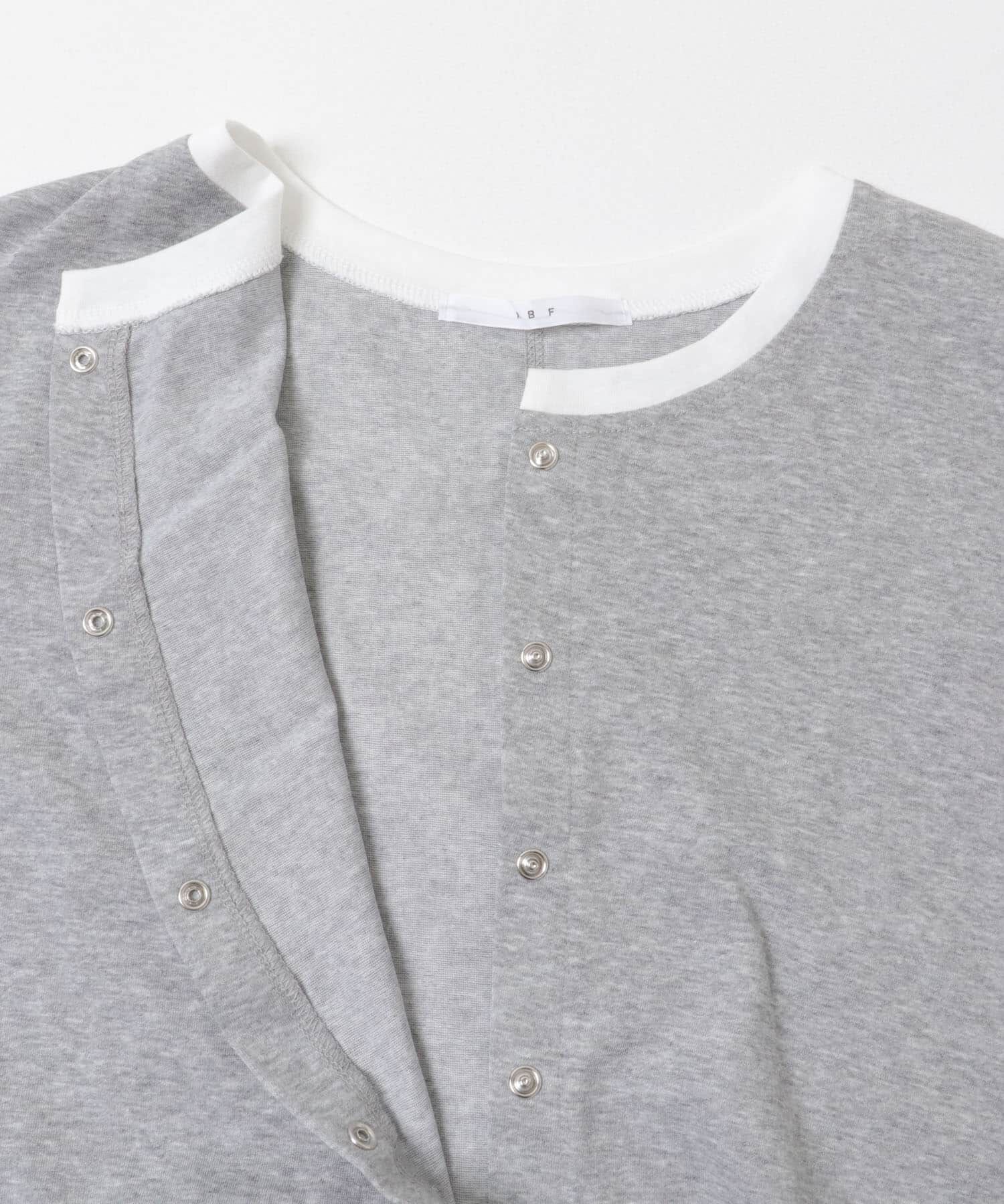  「バイカラーアシメタックトップス」|Tシャツ・カットソー|
