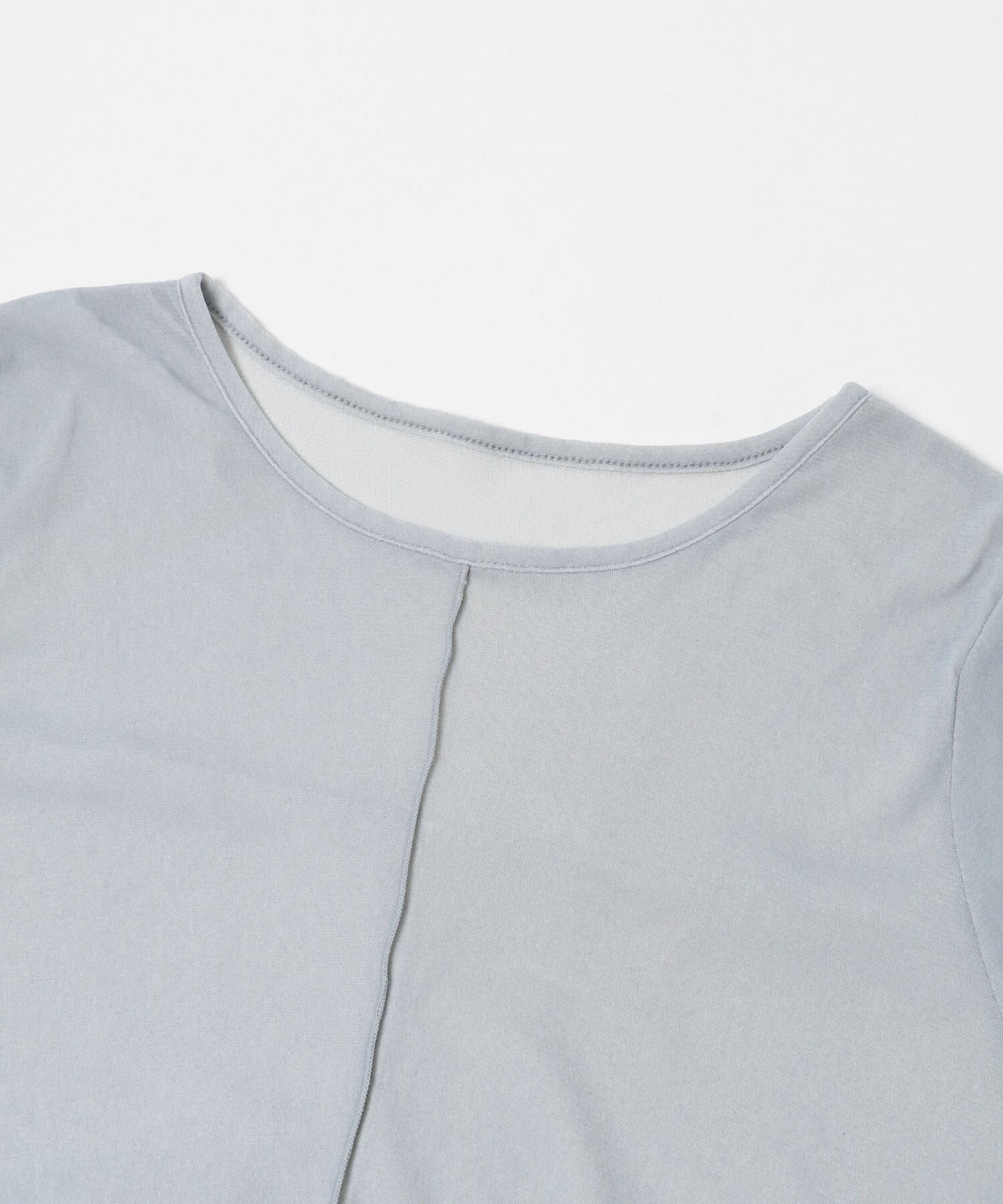  「サイドスリットシアーベロアTEE」|Tシャツ・カットソー|