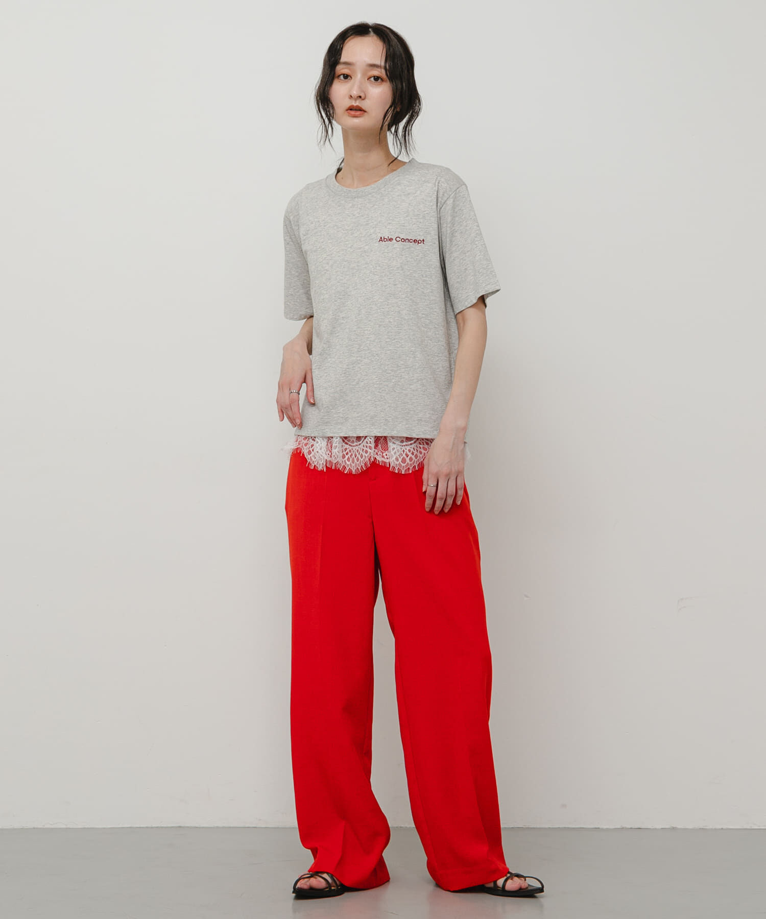 SENSE OF PLACE by URBAN RESEARCH「『一部WEB限定』『UR TECH DRYLUXE』リネンライクワイドパンツ」|その他|