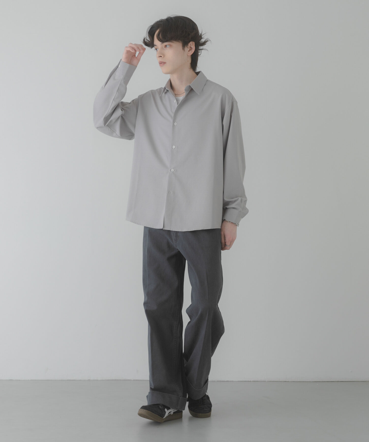 SENSE OF PLACE by URBAN RESEARCH「カラースラブレギュラーカラーシャツ」|シャツ・ブラウス|