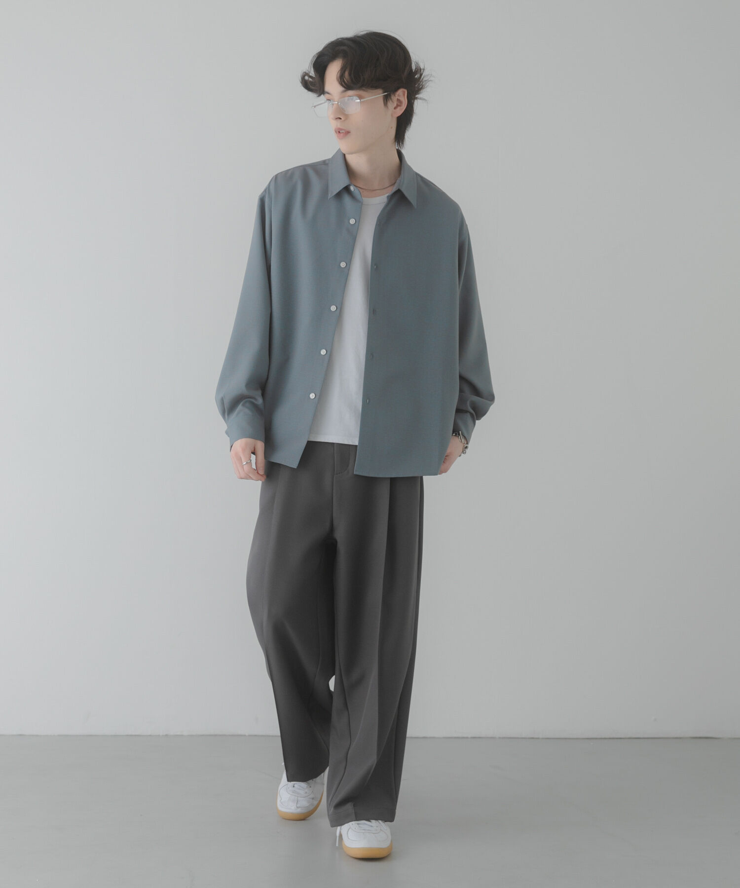 SENSE OF PLACE by URBAN RESEARCH「カラースラブレギュラーカラーシャツ」|シャツ・ブラウス|