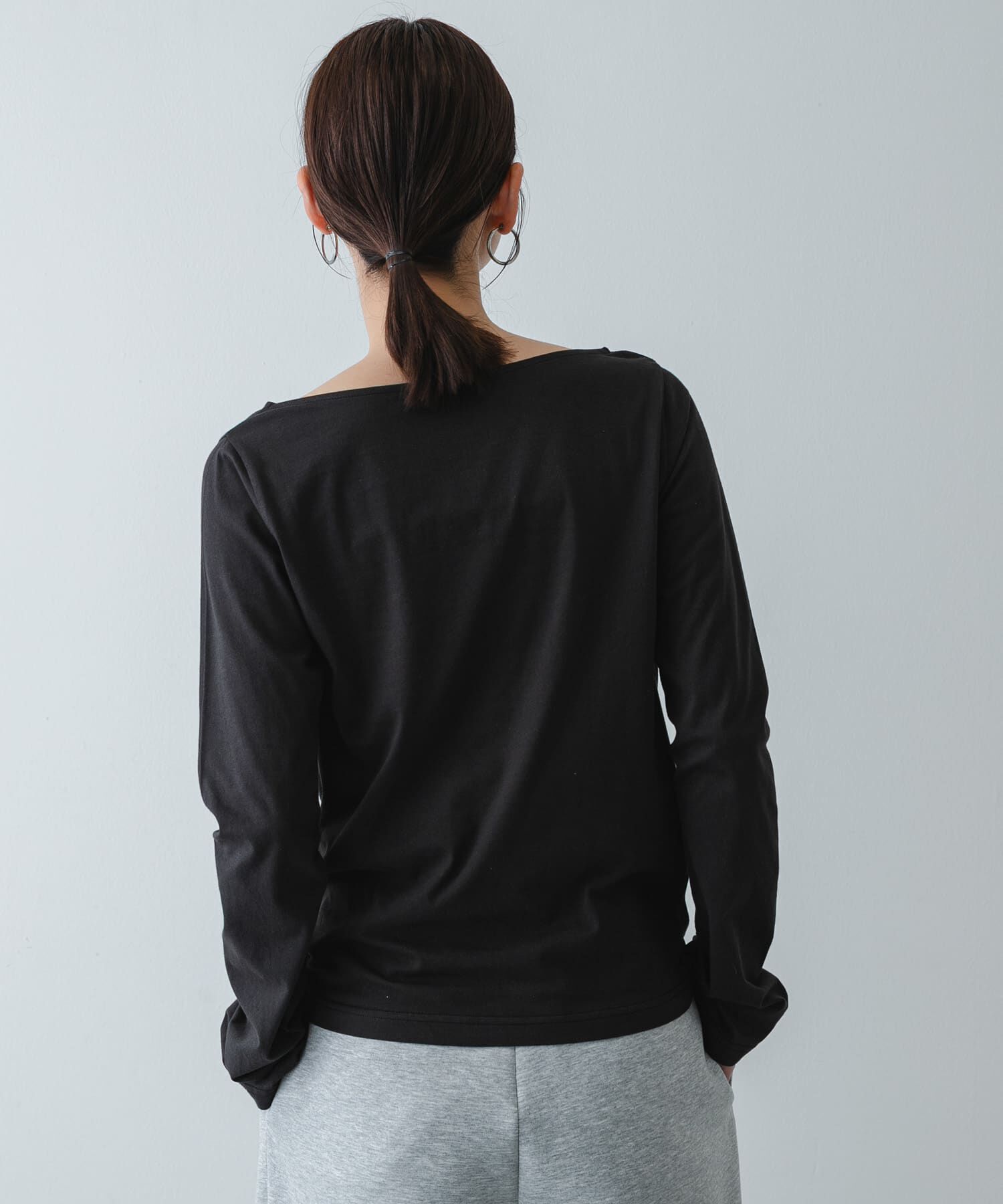 SENSE OF PLACE by URBAN RESEARCH「ストレートボートネックシアーTシャツ」|Tシャツ・カットソー|