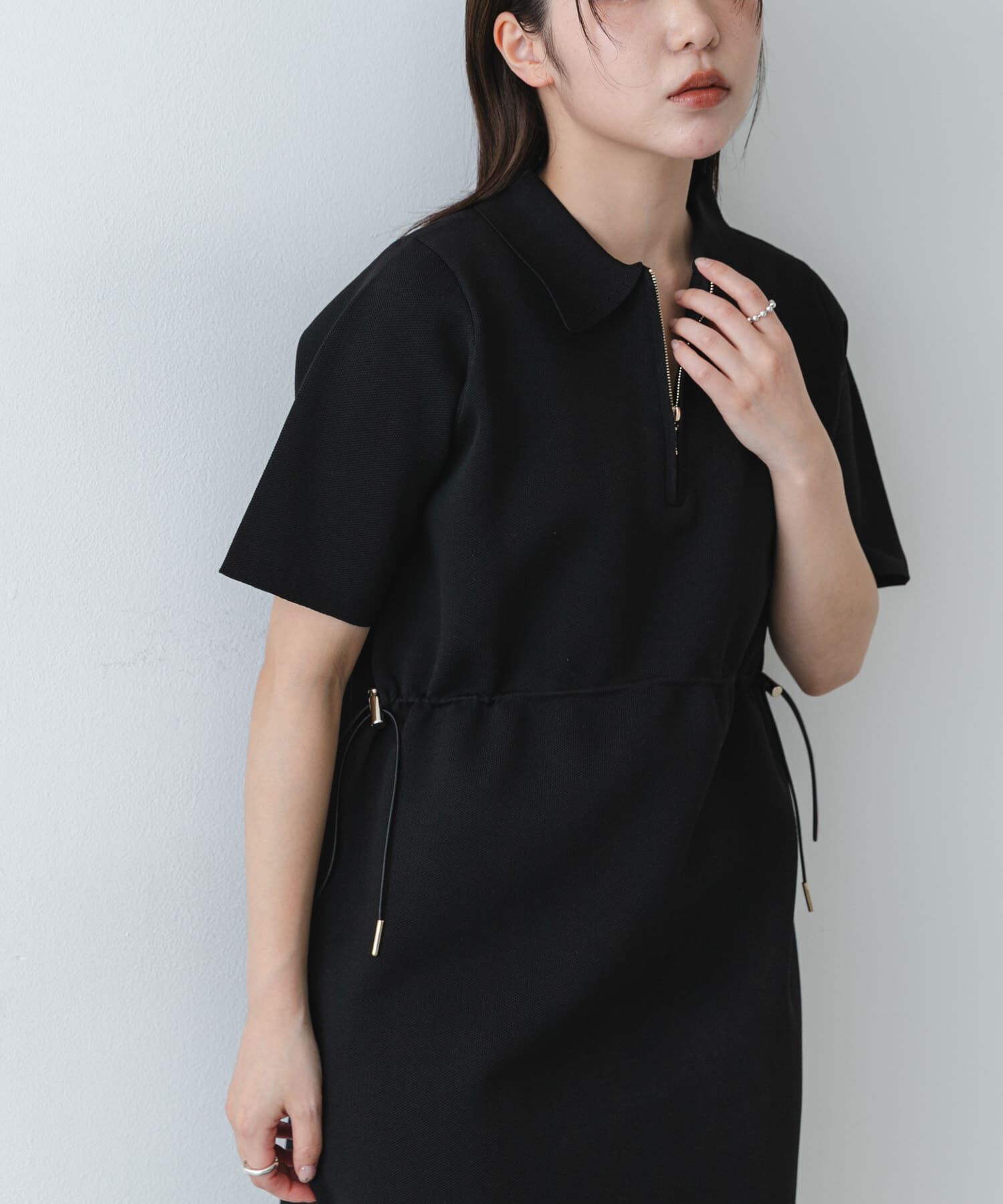 SENSE OF PLACE by URBAN RESEARCH「『洗濯可』フォルムニットワンピース」|ワンピース|