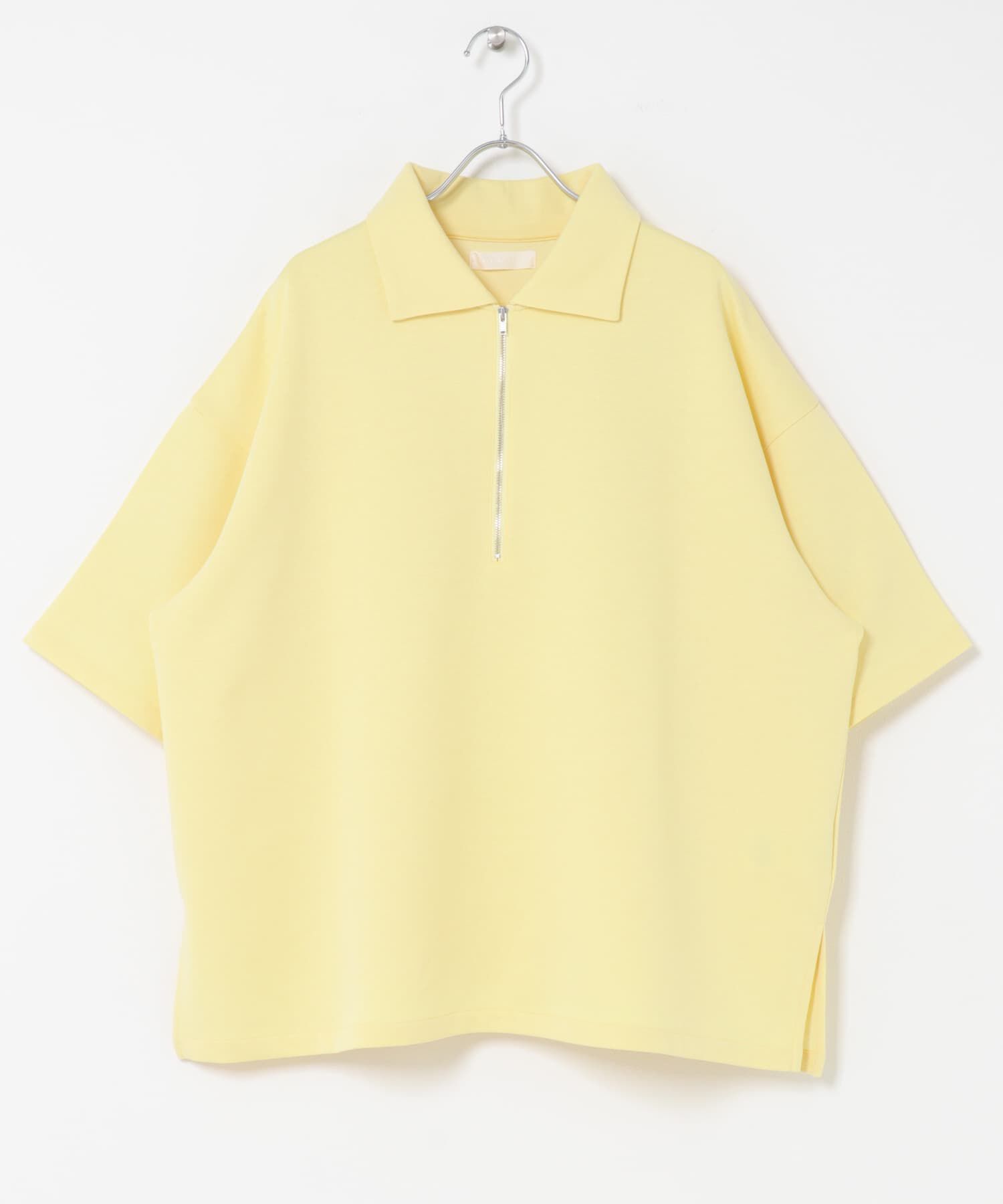 SENSE OF PLACE by URBAN RESEARCH「『ユニセックス』ダンボールポンチハーフジップショートスリーブTシャツ」|Tシャツ・カットソー|