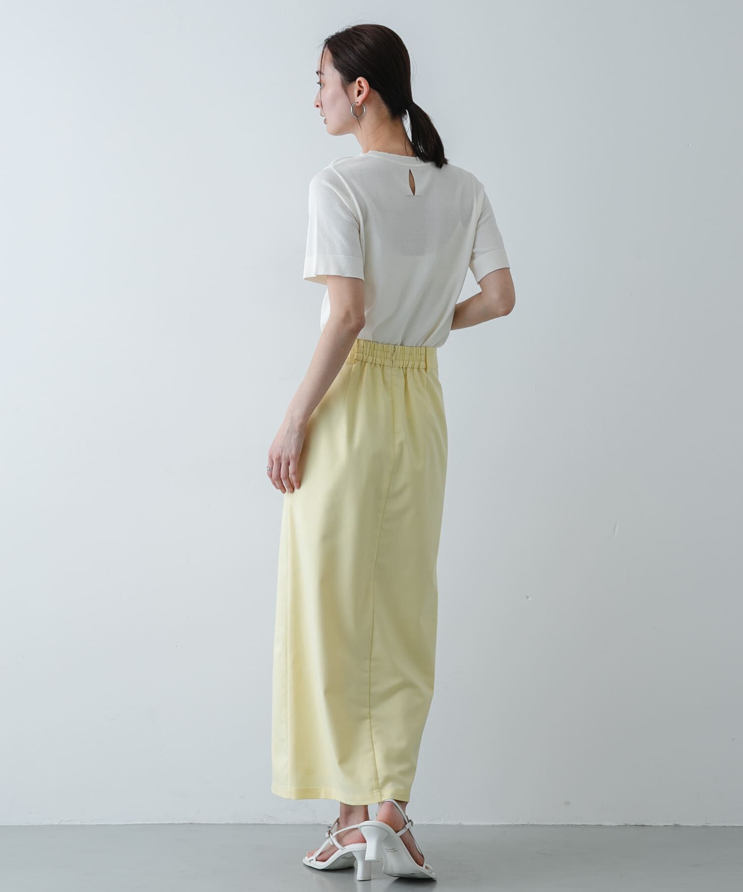 SENSE OF PLACE by URBAN RESEARCH「『洗濯可』プレートツキニットTシャツ(半袖)」|ニット・セーター|