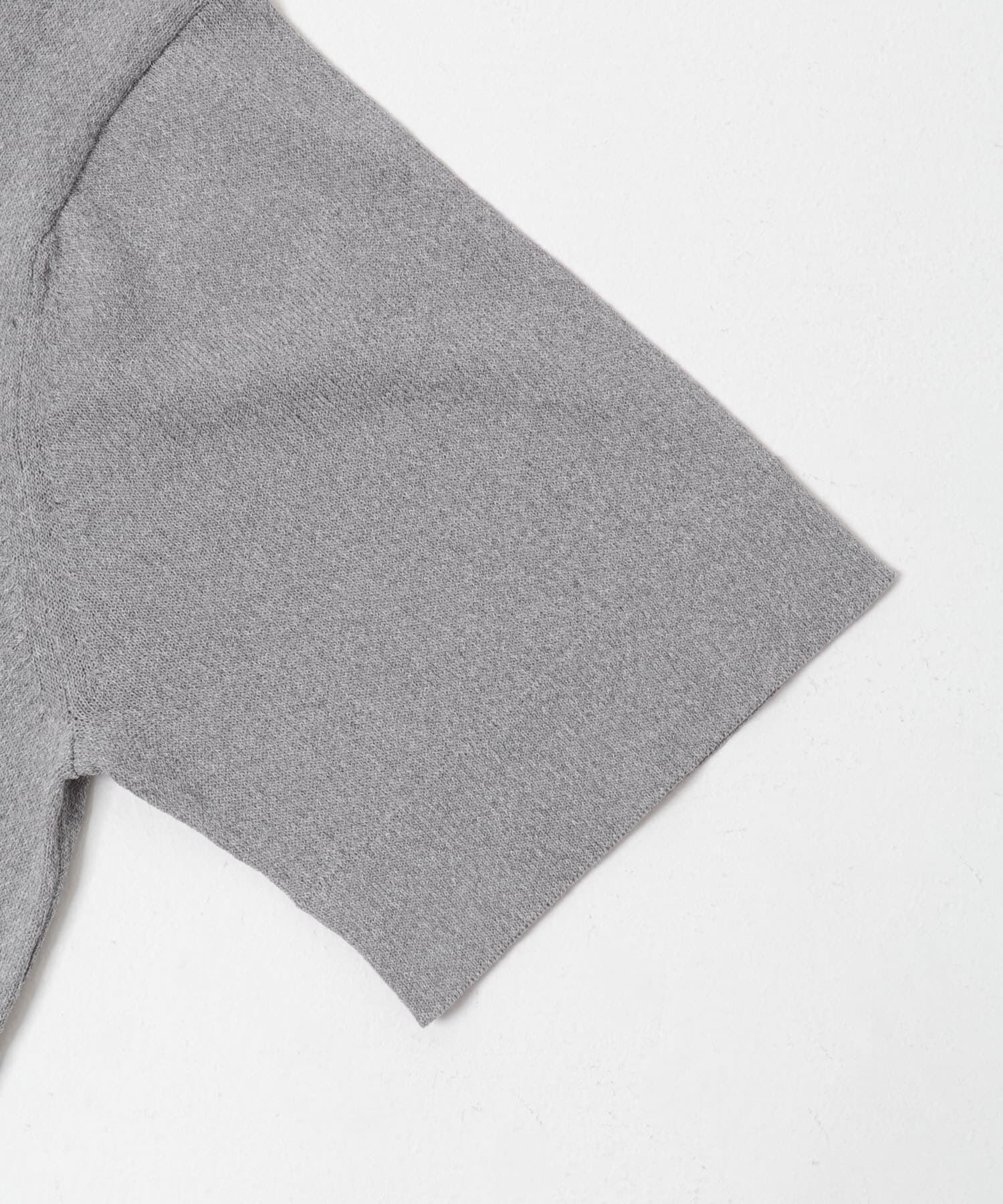 SENSE OF PLACE by URBAN RESEARCH「『洗濯可』プレートツキニットTシャツ(半袖)」|ニット・セーター|