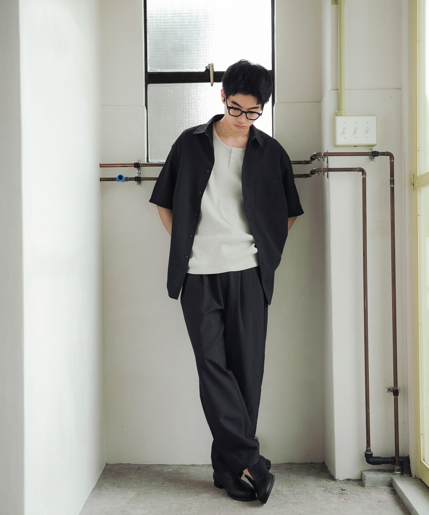 SENSE OF PLACE by URBAN RESEARCH「『ｲｰｼﾞｰｹｱ/速乾』ｸｲｯｸﾄﾞﾗｲﾚｷﾞｭﾗｰｶﾗｰｼｮｰﾄｽ」|シャツ・ブラウス|