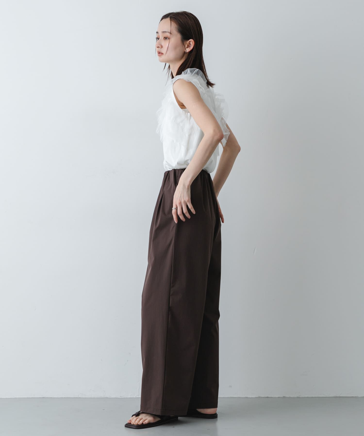 SENSE OF PLACE by URBAN RESEARCH「撥水ウエストタックルーズパンツ」|その他|