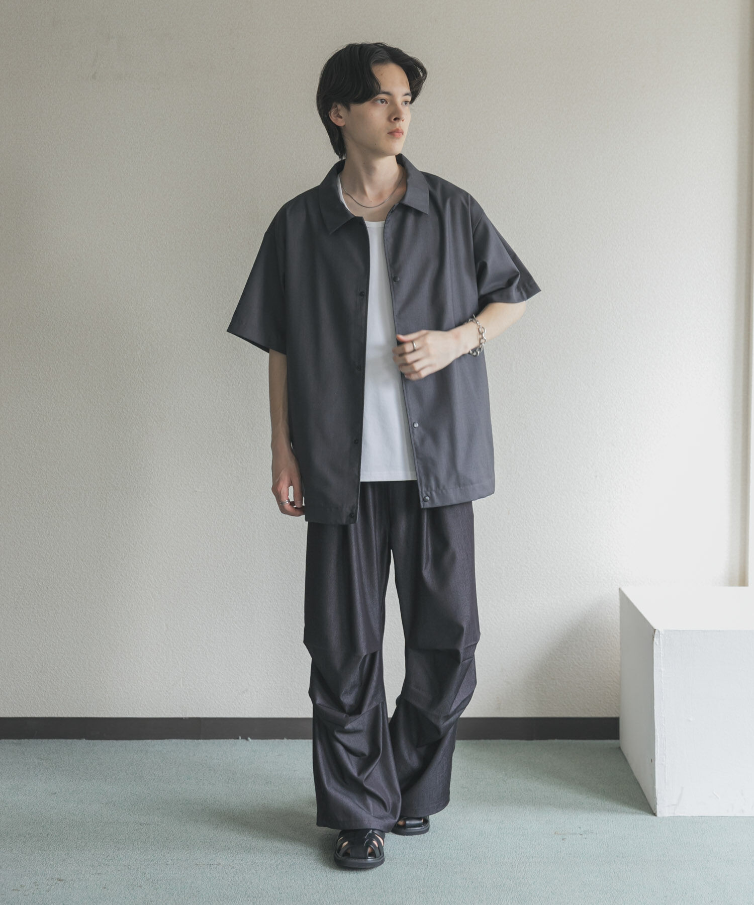 SENSE OF PLACE by URBAN RESEARCH「シャンブレーパラシュートイージーパンツ」|その他|