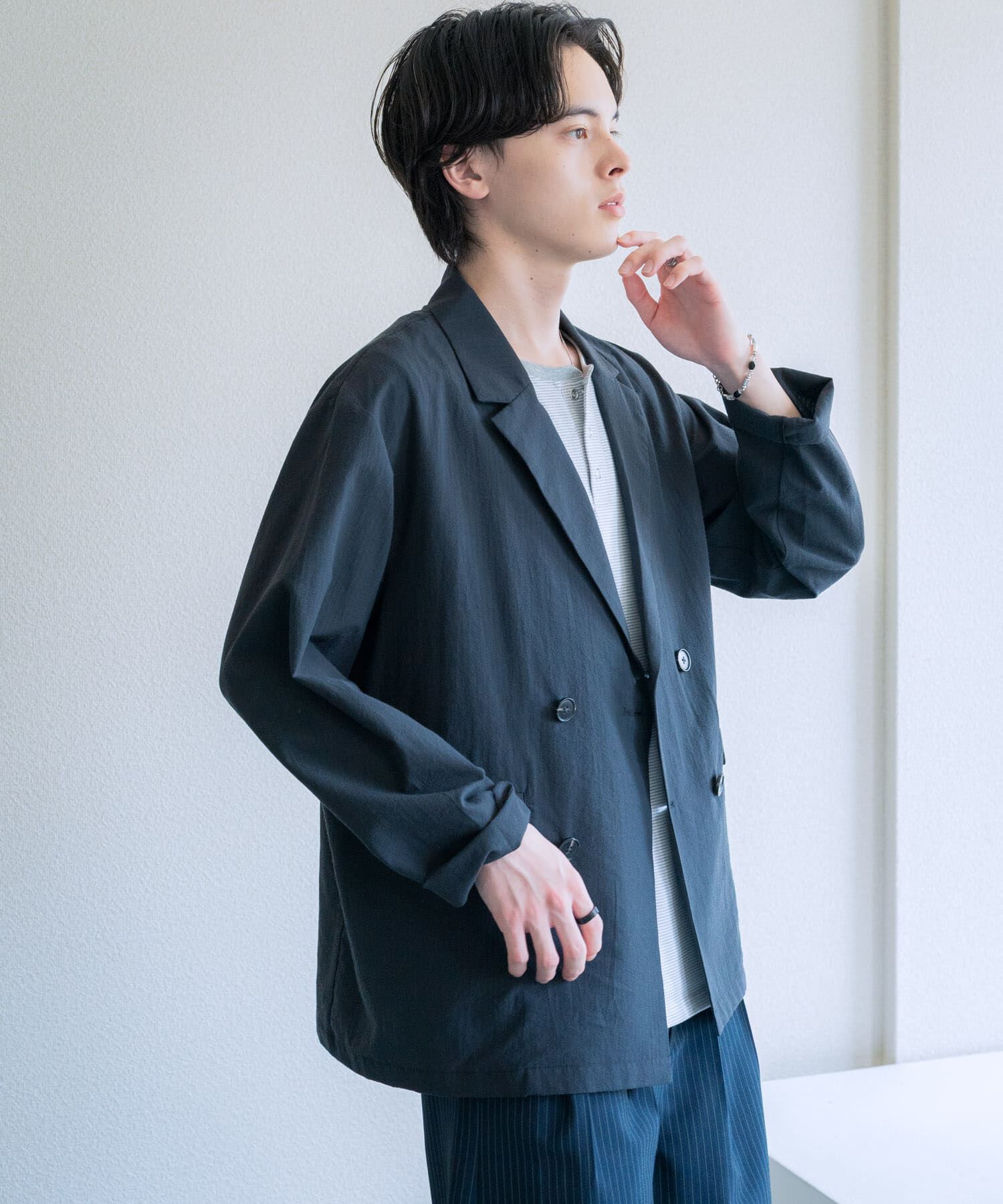 SENSE OF PLACE by URBAN RESEARCH「シアサッカーダブルジャケット」|その他|