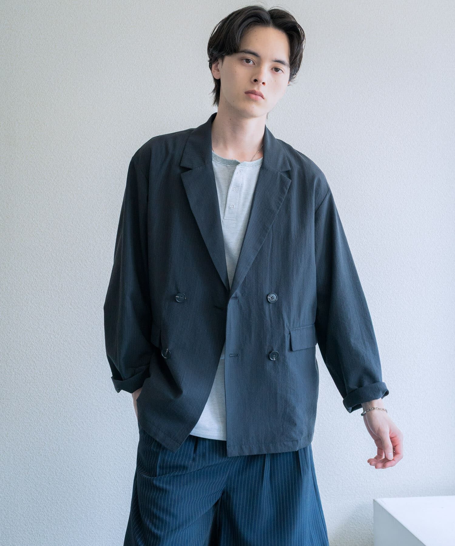 SENSE OF PLACE by URBAN RESEARCH「シアサッカーダブルジャケット」|その他|