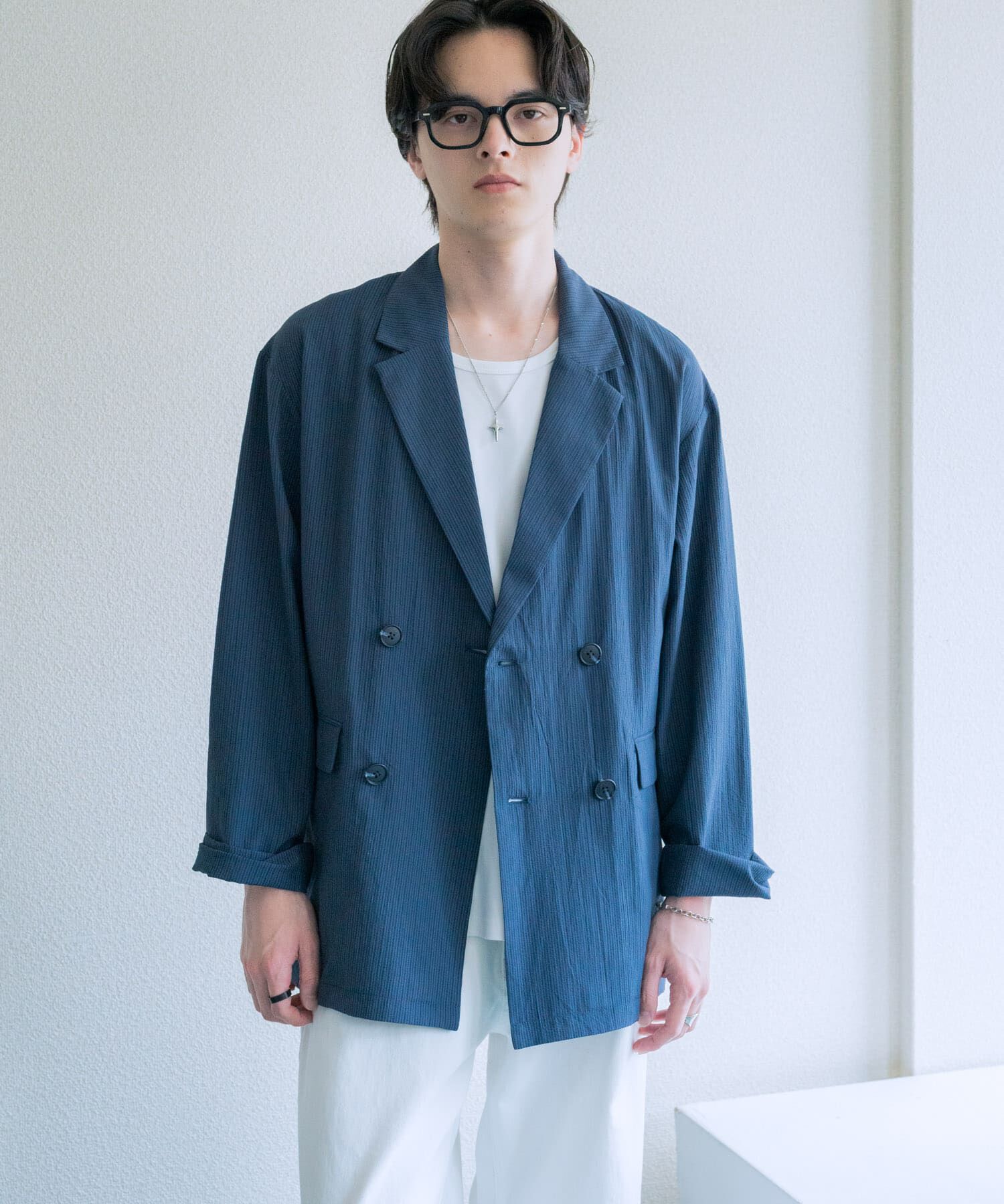 SENSE OF PLACE by URBAN RESEARCH「シアサッカーダブルジャケット」|その他|