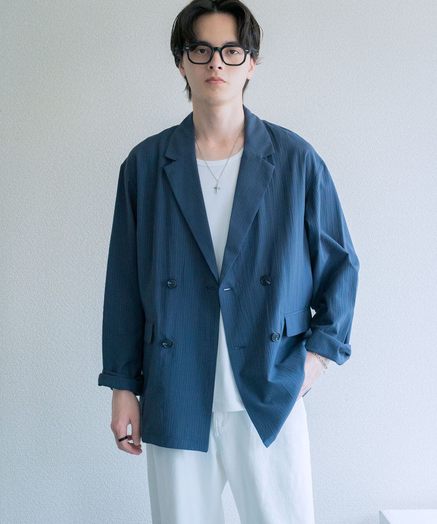 SENSE OF PLACE by URBAN RESEARCH「シアサッカーダブルジャケット」|その他|