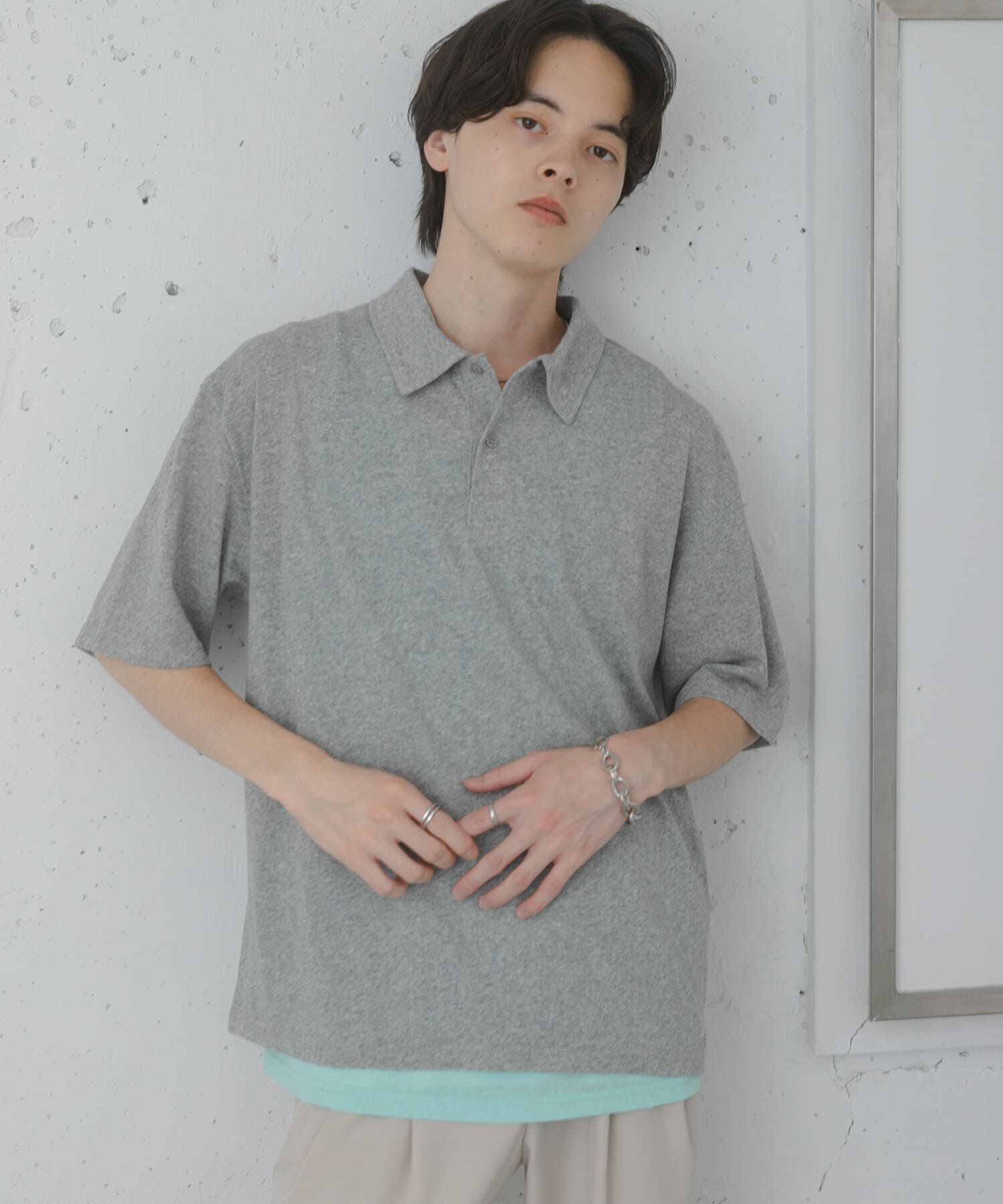 SENSE OF PLACE by URBAN RESEARCH「ドライタッチタンクトップセットポロシャツ」|ポロシャツ|