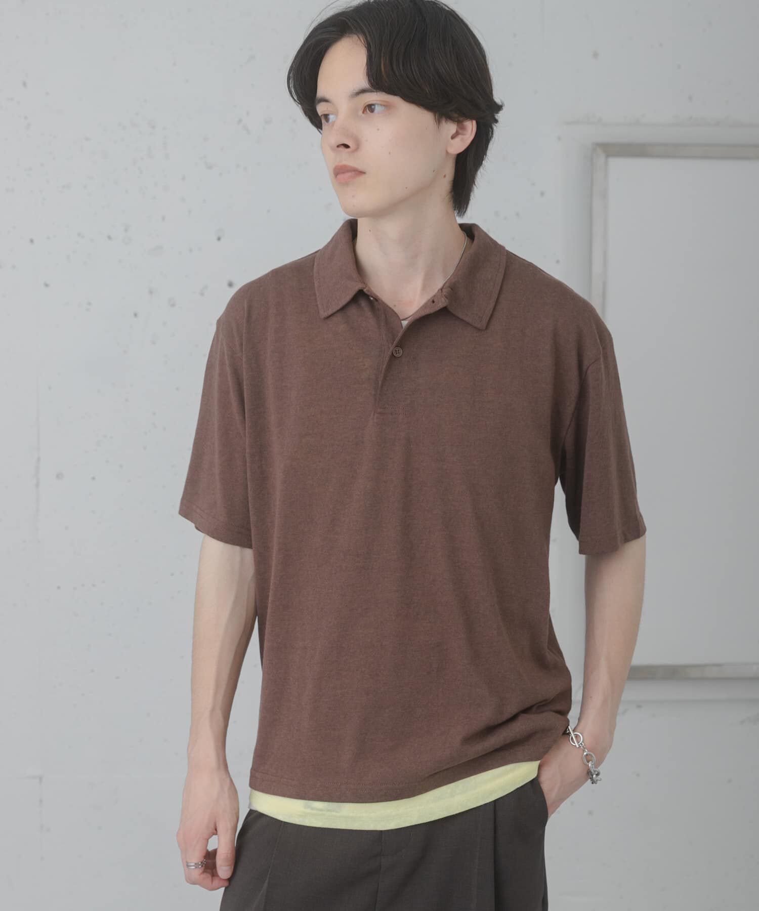 SENSE OF PLACE by URBAN RESEARCH「ドライタッチタンクトップセットポロシャツ」|ポロシャツ|