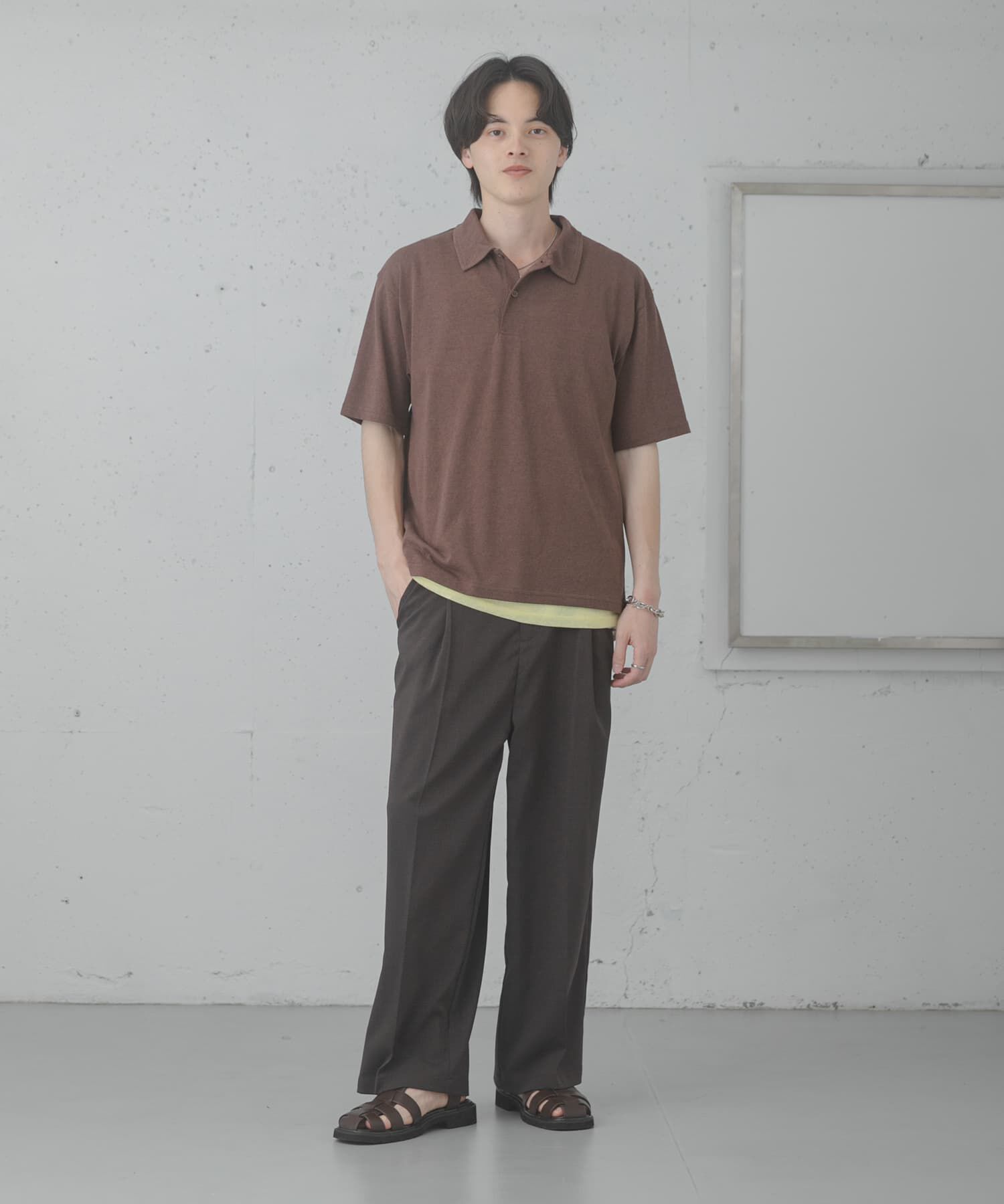 SENSE OF PLACE by URBAN RESEARCH「ドライタッチタンクトップセットポロシャツ」|ポロシャツ|