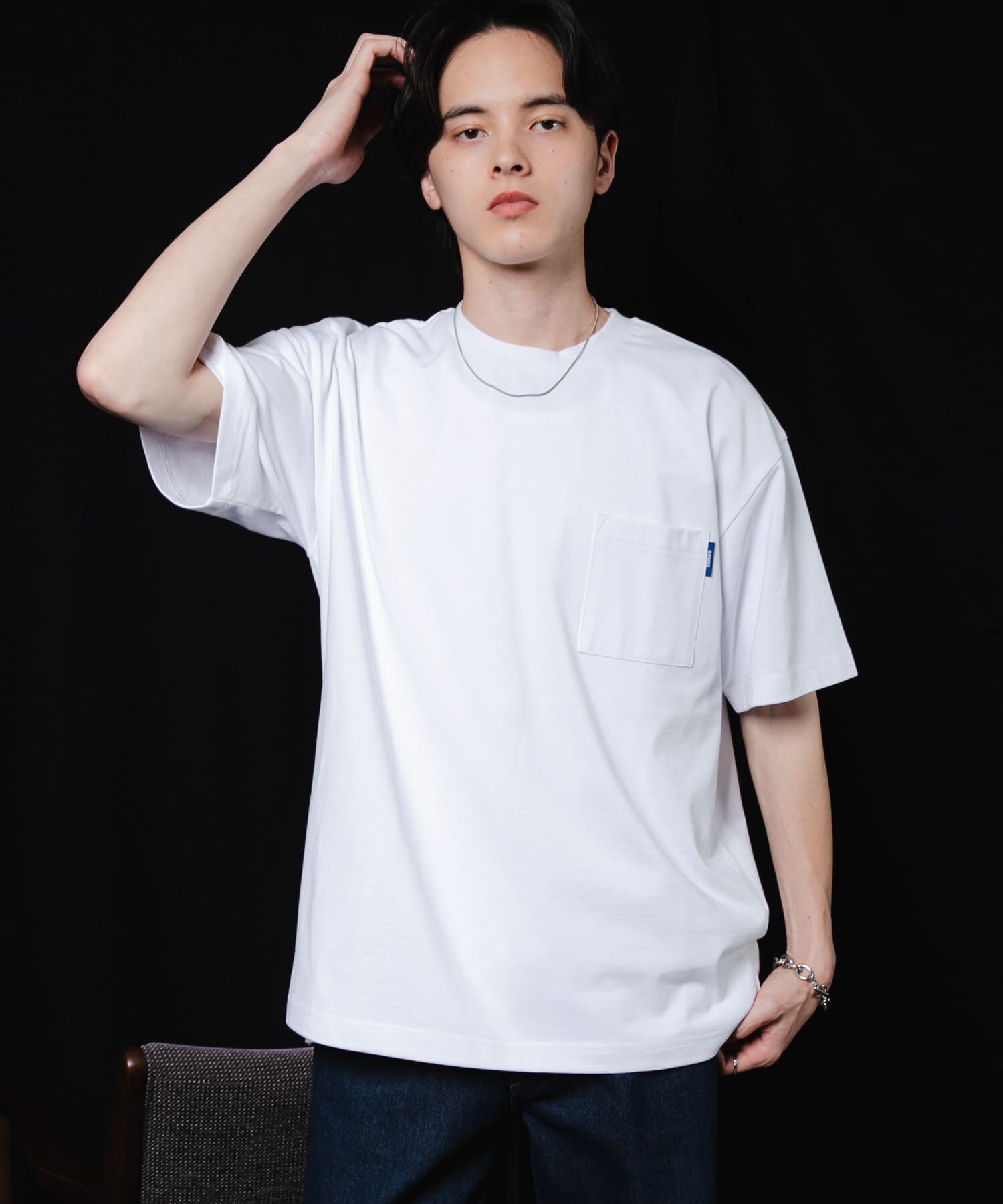 SENSE OF PLACE by URBAN RESEARCH「『UR TECH ひやサラクール』リラックスポケットTシャツ」|Tシャツ・カットソー|