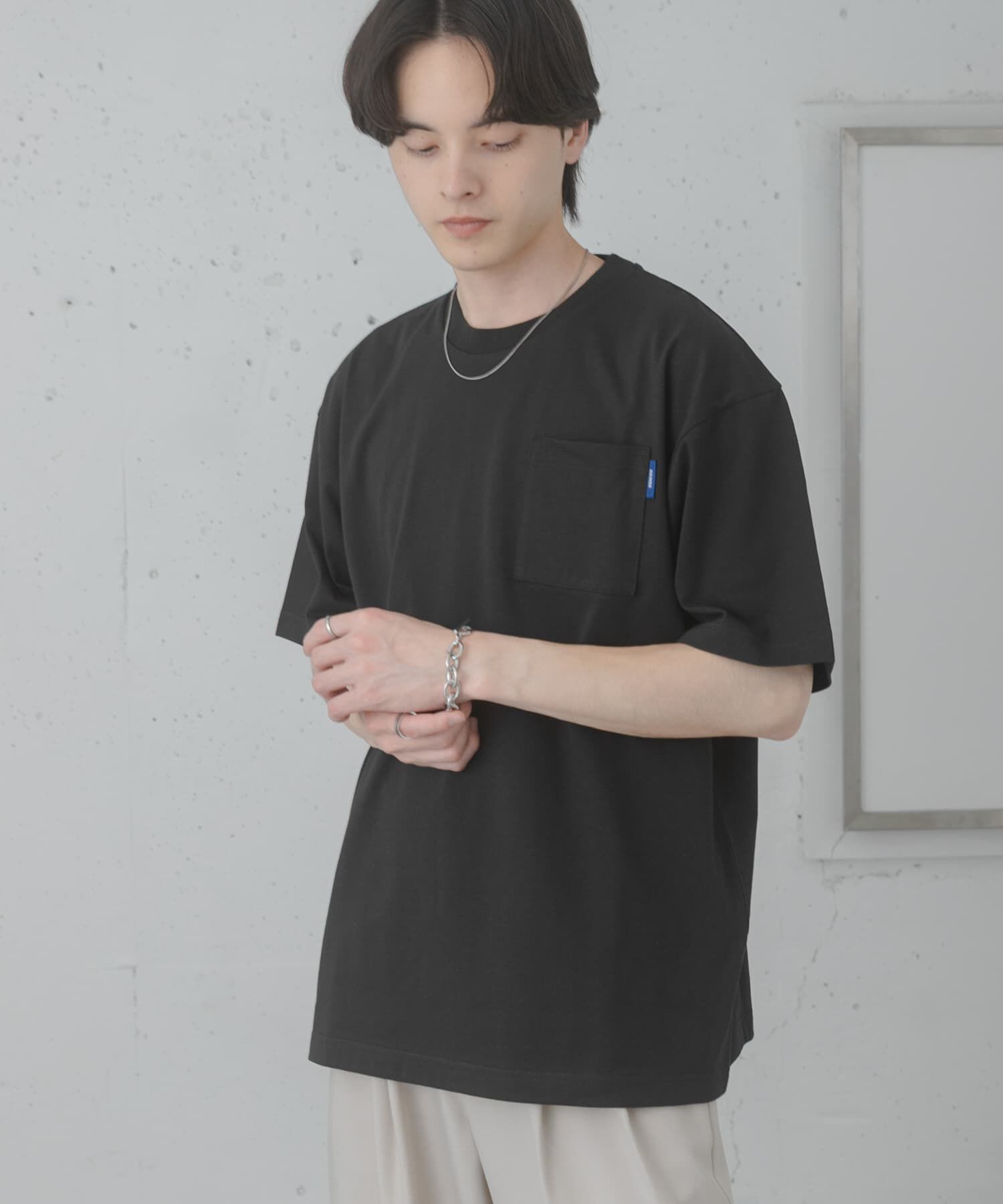 SENSE OF PLACE by URBAN RESEARCH「『UR TECH ひやサラクール』リラックスポケットTシャツ」|Tシャツ・カットソー|