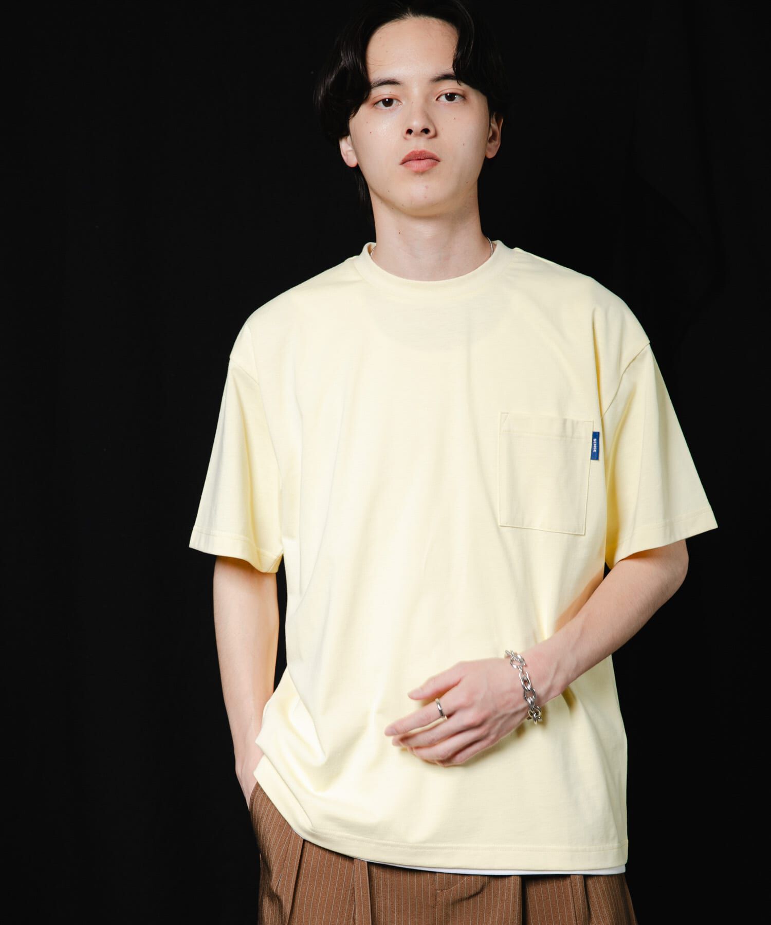 SENSE OF PLACE by URBAN RESEARCH「『UR TECH ひやサラクール』リラックスポケットTシャツ」|Tシャツ・カットソー|
