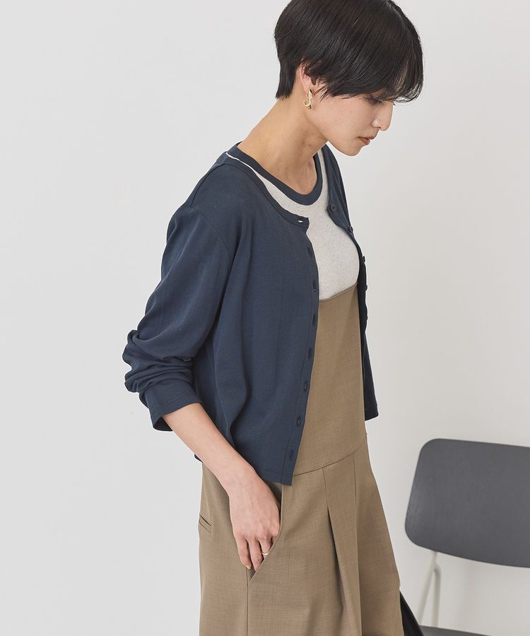 AMERICAN HOLIC「【SET】半袖プルオーバー+針抜きカーディガン」|Tシャツ・カットソー|
