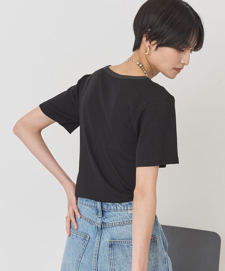AMERICAN HOLIC「【SET】半袖プルオーバー+針抜きカーディガン」|Tシャツ・カットソー|