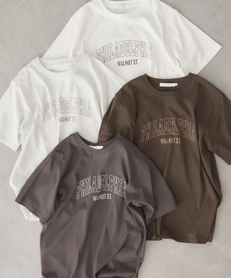 AMERICAN HOLIC「【マルチ機能】カレッジロゴTシャツ」|Tシャツ・カットソー|