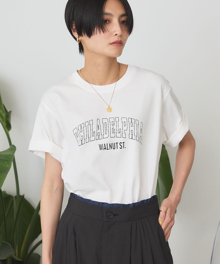 AMERICAN HOLIC「【マルチ機能】カレッジロゴTシャツ」|Tシャツ・カットソー|