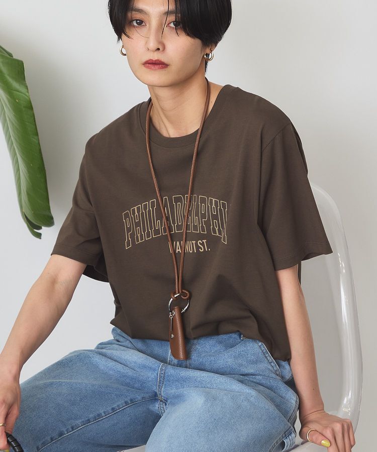 AMERICAN HOLIC「【マルチ機能】カレッジロゴTシャツ」|Tシャツ・カットソー|
